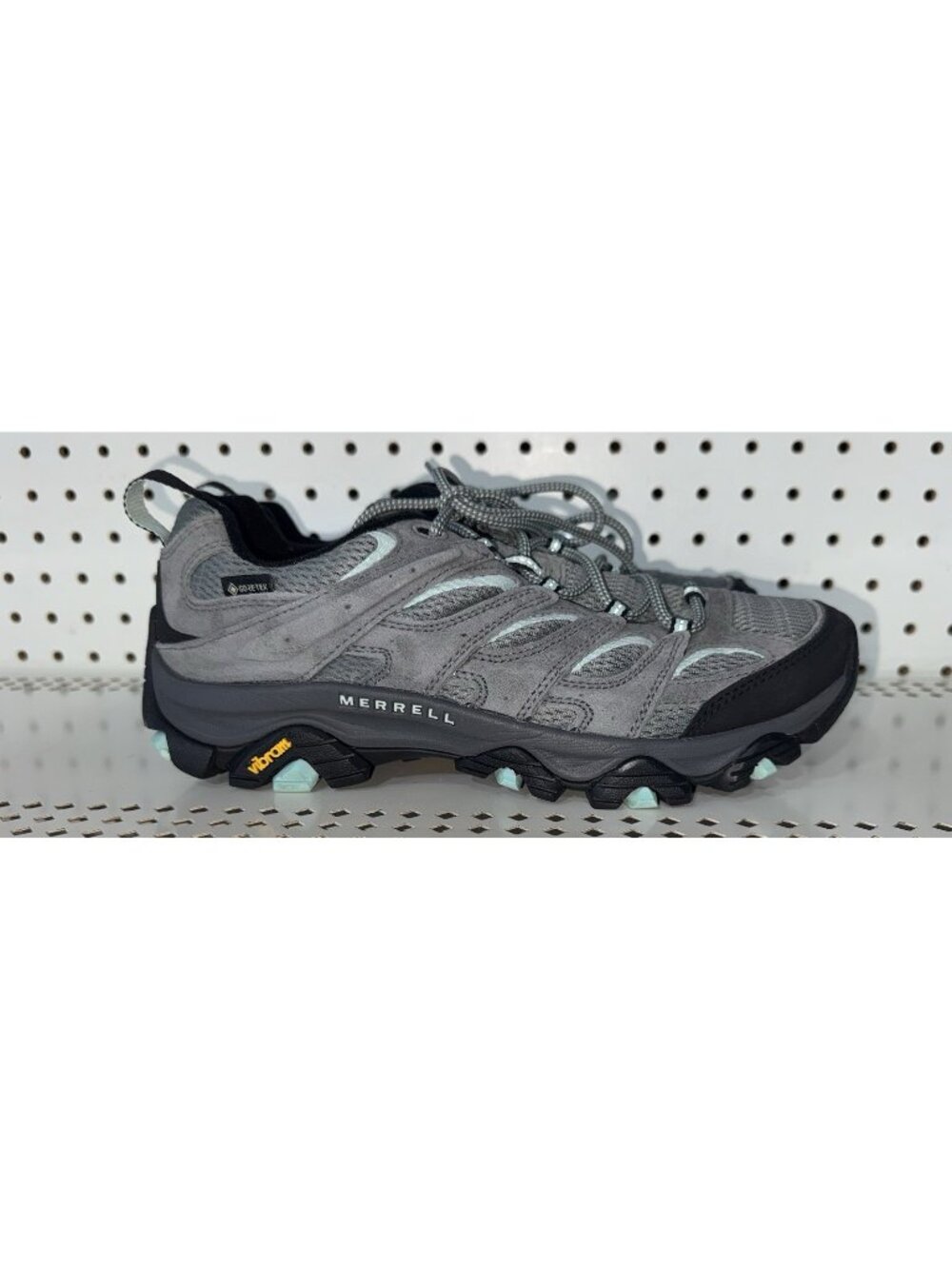 Merrell Moab 3 Gore-Tex Womens Athletic Trail Hiking Shoes Size 9.5 WIDE Gray
